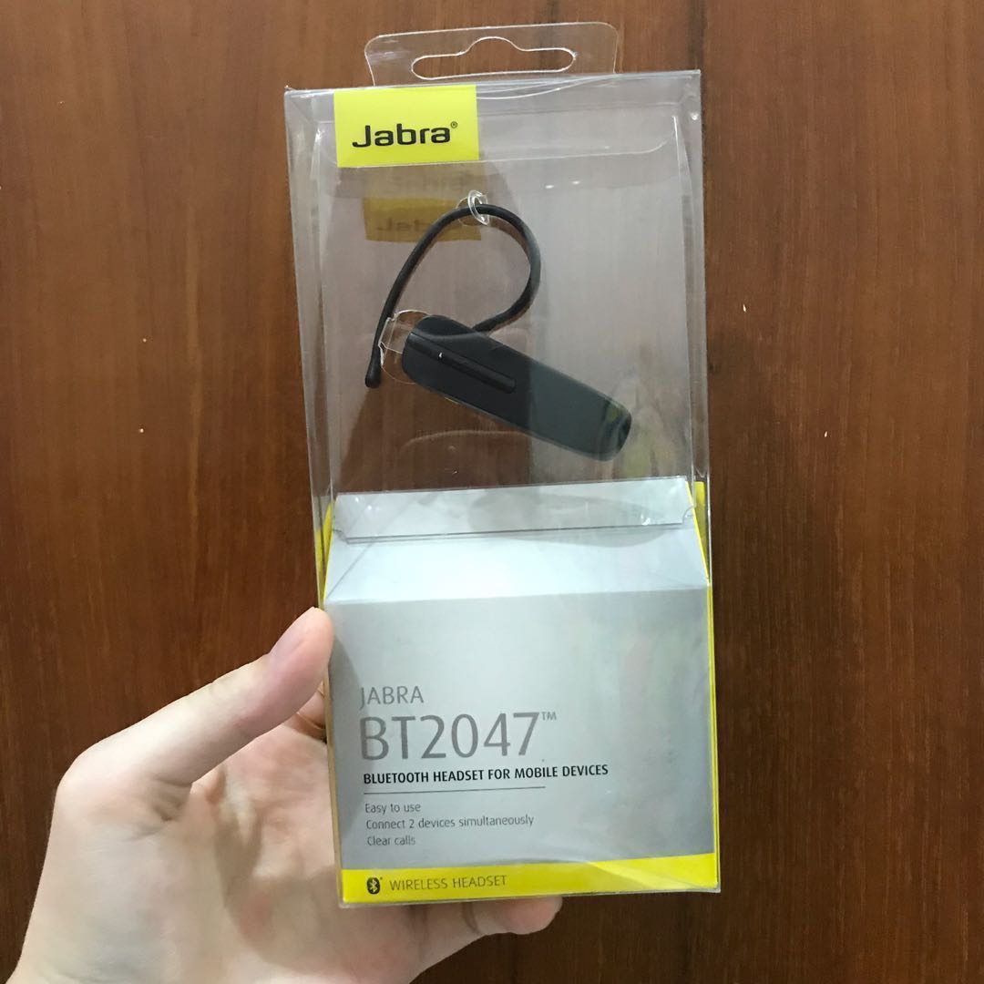Jabra BT 2047 Headset Bluetooth - Hitam, Elektronik, Audio di Carousell