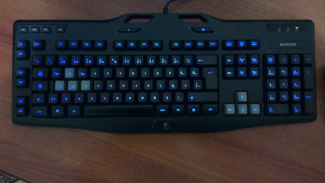 skrot form udslæt Logitech G105 Gaming Keyboard, Computers & Tech, Parts & Accessories,  Computer Keyboard on Carousell