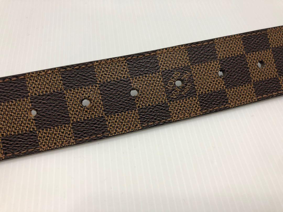 Shape leather belt Louis Vuitton Brown size 90 cm in Leather - 35298452
