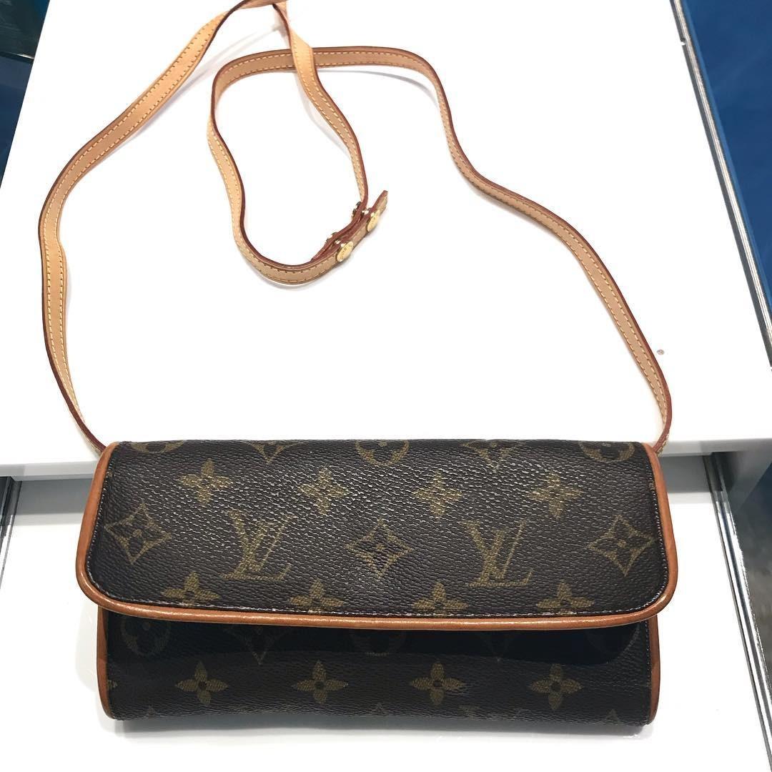 Louis Vuitton Monogram Pochette Twin PM Shoulder Bag Women s