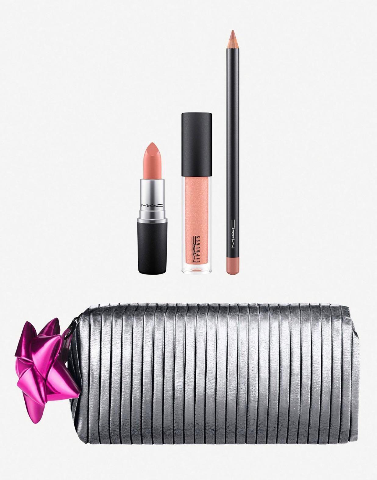 mac lipstick and lip liner set