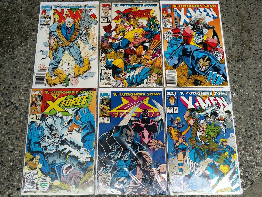 Marvel Comics X Men X Force X Factor X Cutioner S Song Part 1 4 5 8 10 11 P600 Books Comics Manga On Carousell 🔥usa mi codigo de creador en la tienda de fortnite: carousell