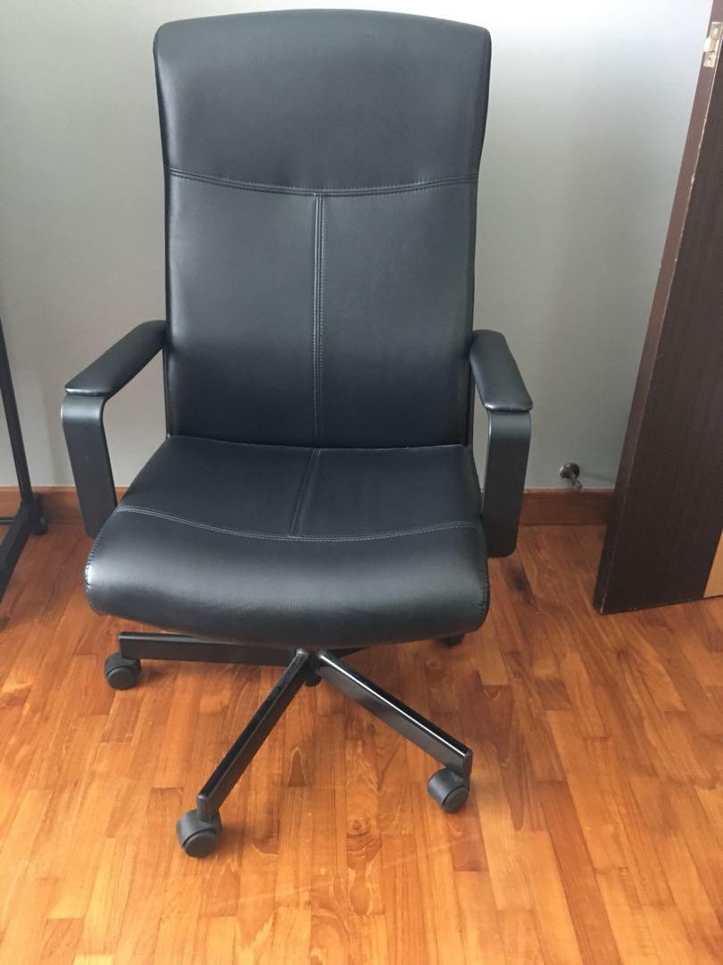Millberget Swivel Chair Bomstad Black Furniture Tables Chairs On Carousell