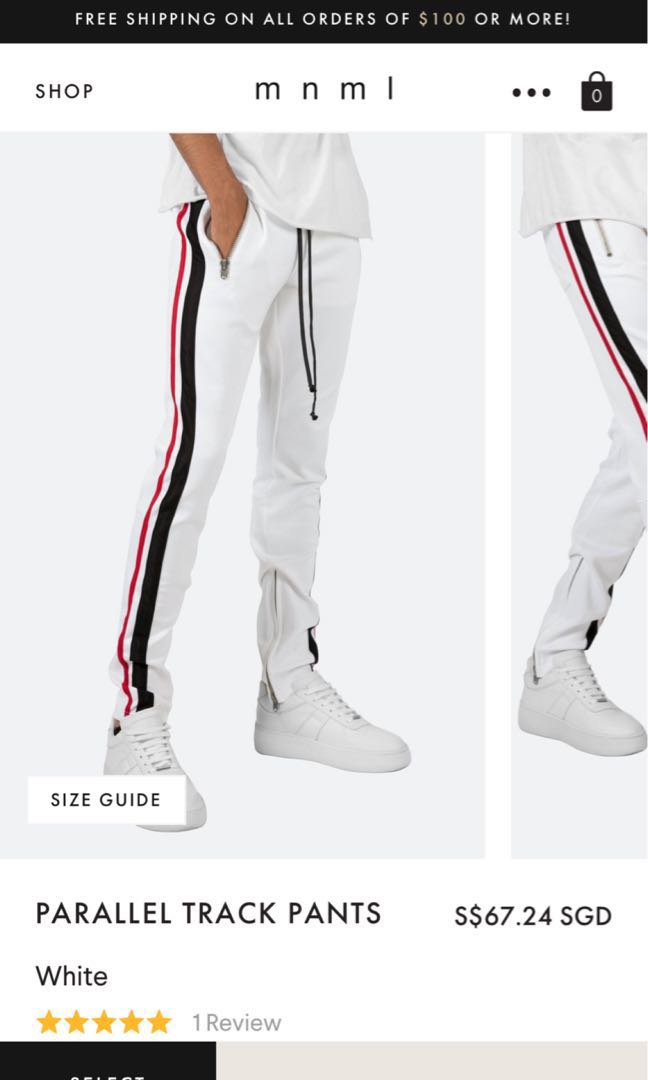 parallel track pants