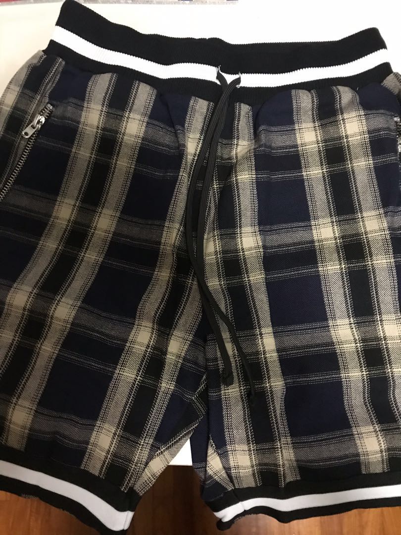 Mnml Plaid Basketball Shorts Men S Fashion Clothes Bottoms On
