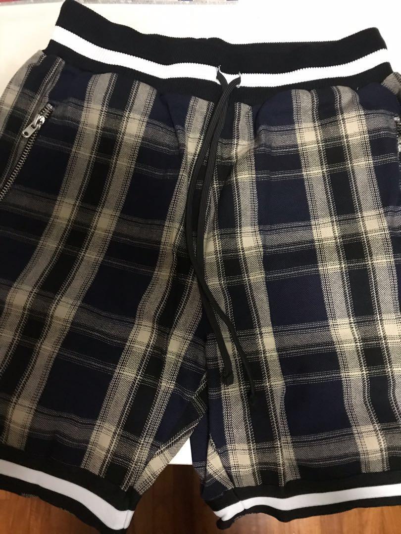 Mnml Plaid Basketball Shorts Men S Fashion Clothes Bottoms On