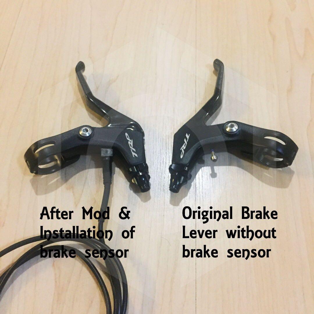 Mod & Install Brake Sensor Switch with 2 Wire Cable to any Brake Lever