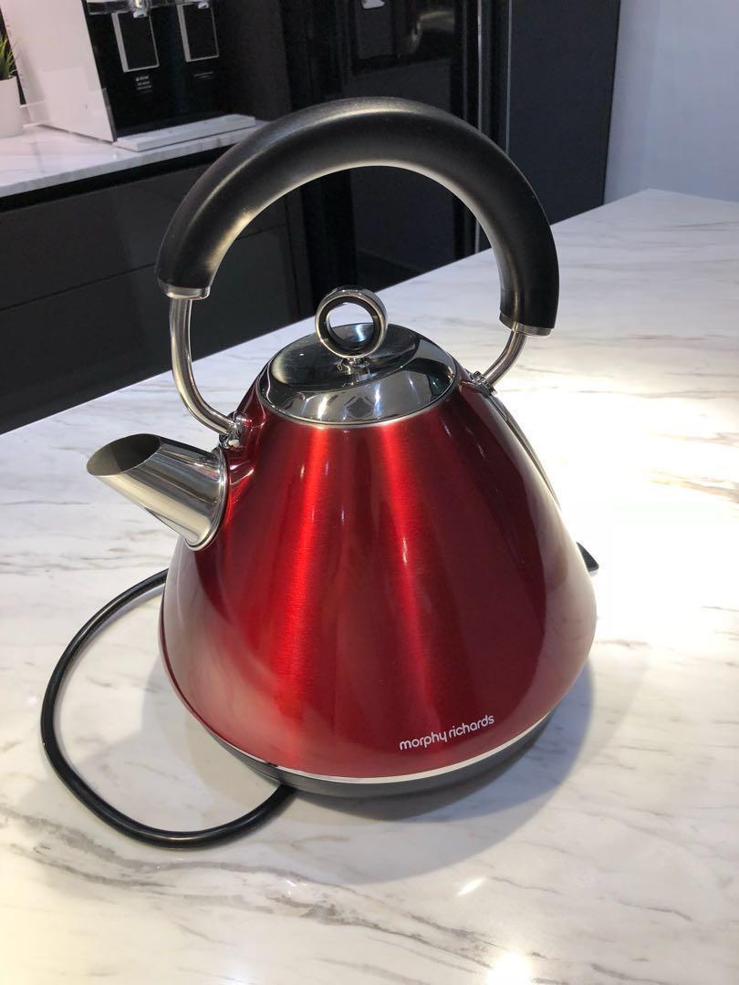 Morphy richards kettle on sale red