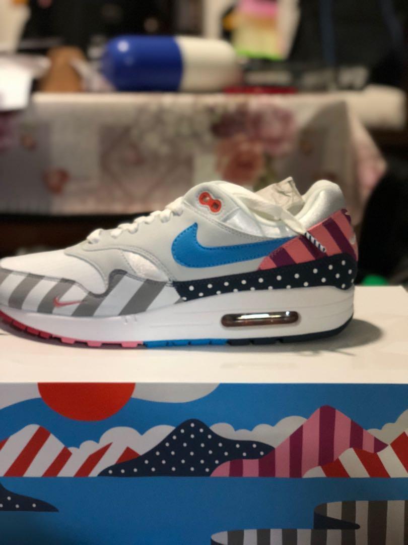 Nike Air Max 1 Parra US 11 , Men's Fashion, Footwear Nike Air Max 1 Parra US 11 , Men's Fashion, Footwear