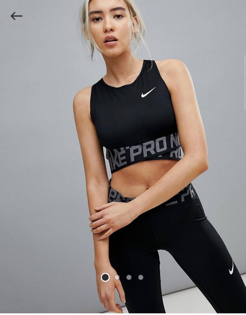 nike training crossover crop top