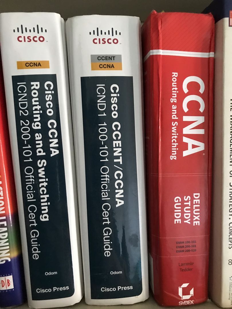 Official Ccna Textbook Including Deluxe Study Guide By Lemmle Books Stationery Textbooks Professional Studies On Carousell