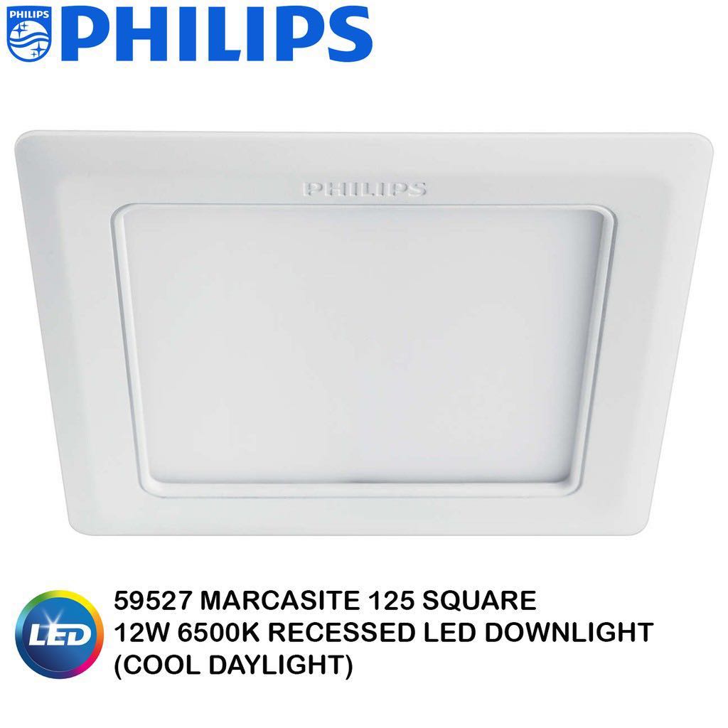 Philips 59527 Marcasite 12w Led Downlight Cool Daylight Furniture