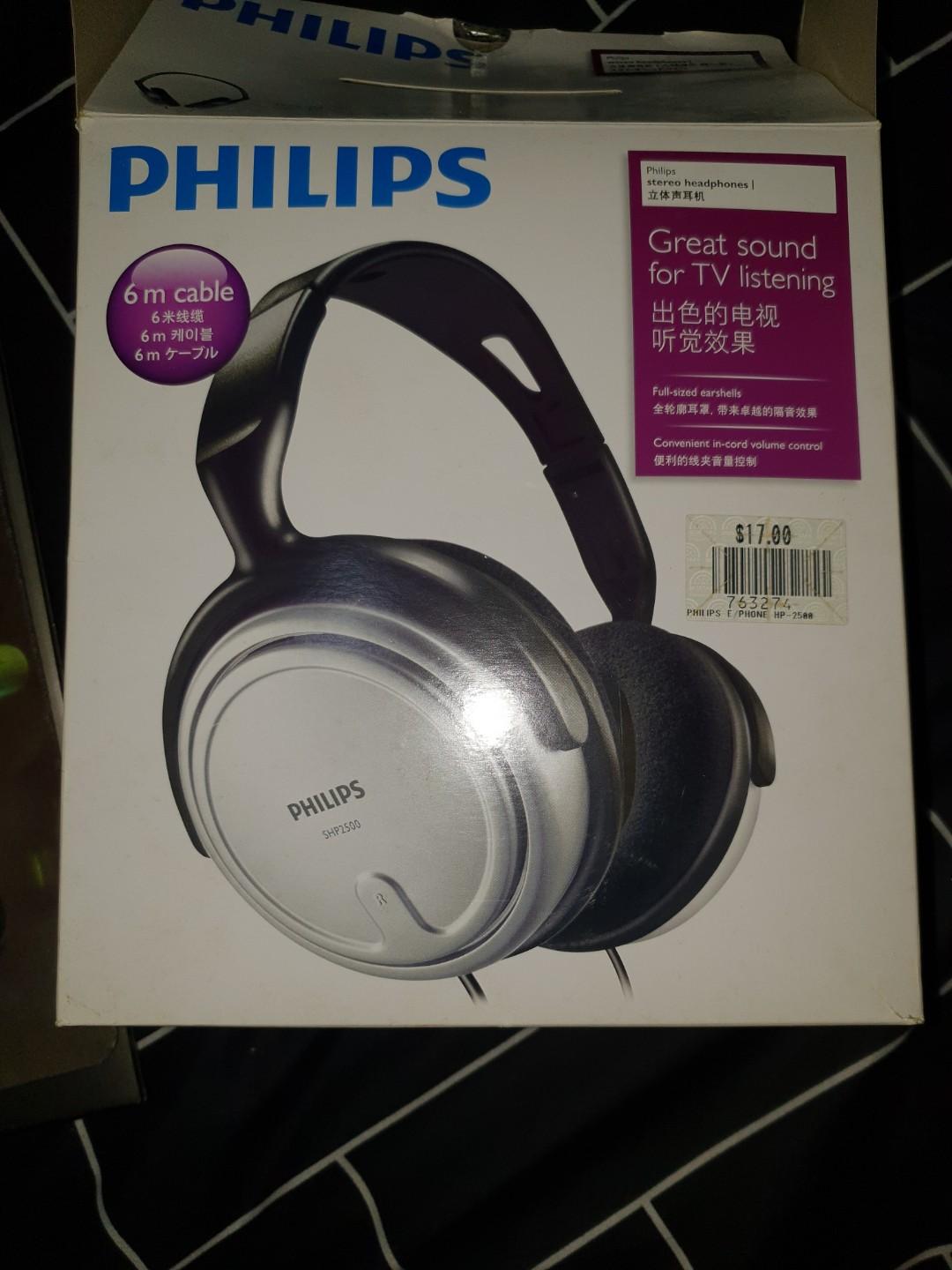 Philips tv volume control headphones 2025