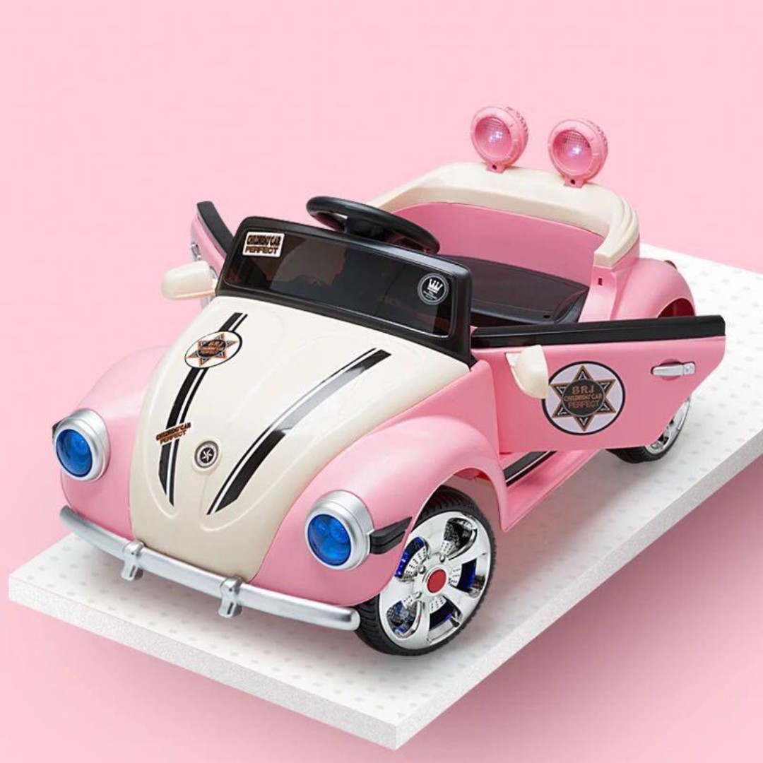 pink porsche toy car
