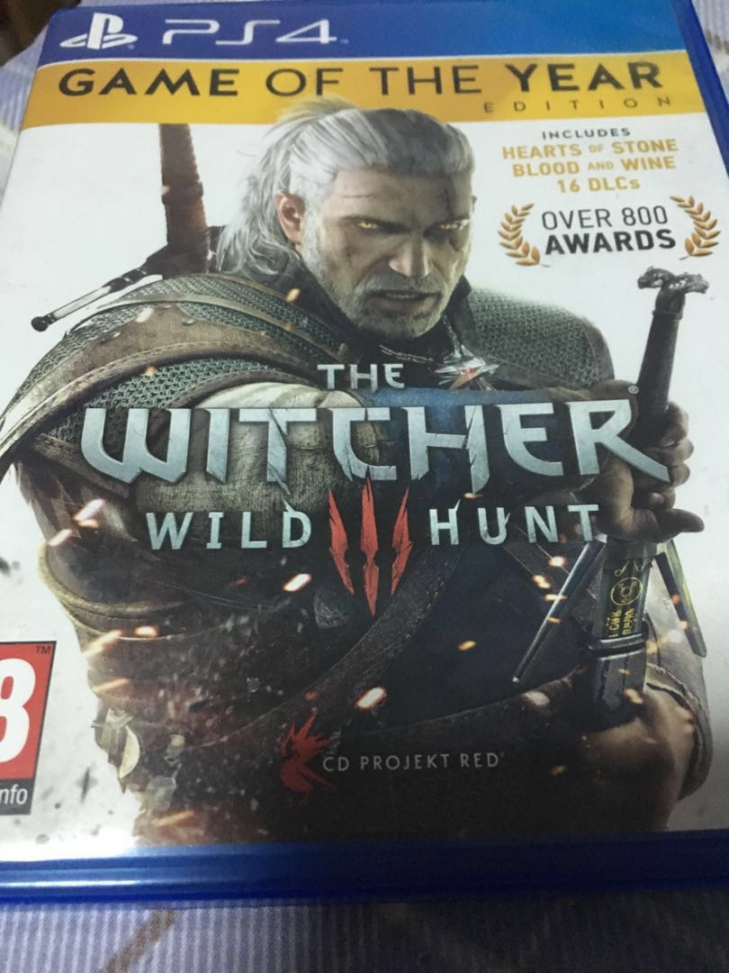 Ps4 Witcher 3 Game Of The Year Edition Toys Games Video Gaming Video Games On Carousell