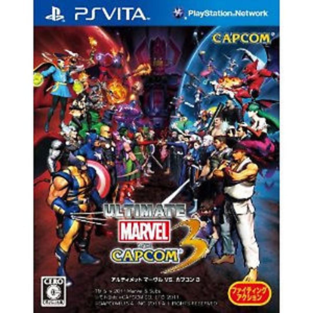 Ps Vita Ultimate Marvel Vs Capcom 3 Playstation Toys Games Video Gaming Video Games On Carousell