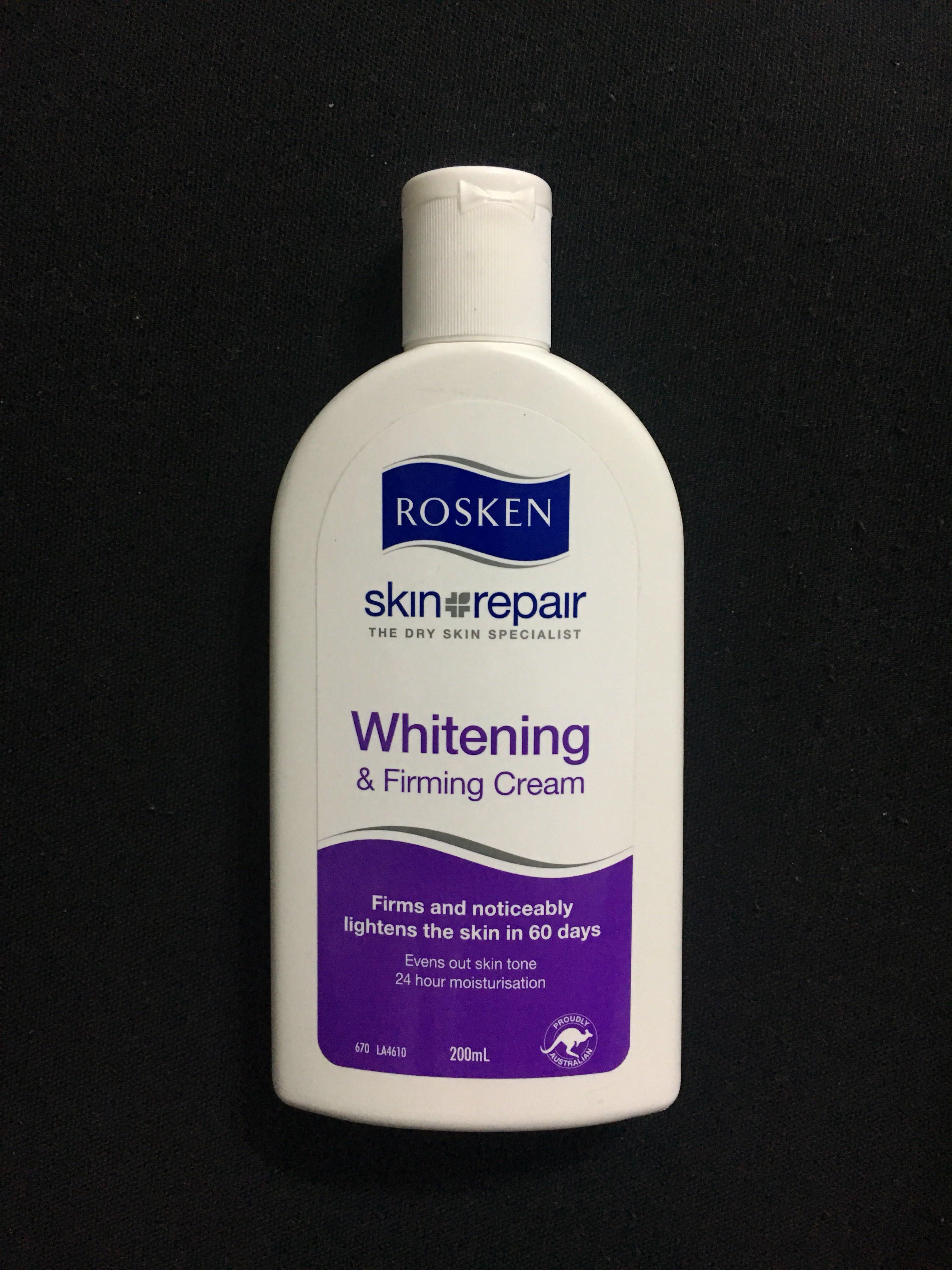 Rosken Skin Repair Whitening Firming Cream 200ml Beauty Personal Care Bath Body Body Care On Carousell
