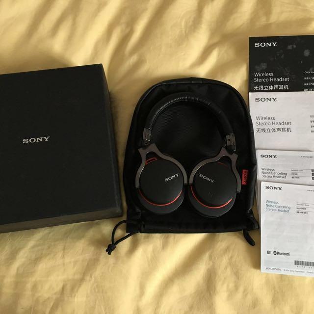 SONY Noise Cancelling Bluetooth Headphones Bluetooth Headphones MDR ZX750BN Audio Headphones Headsets on Carousell