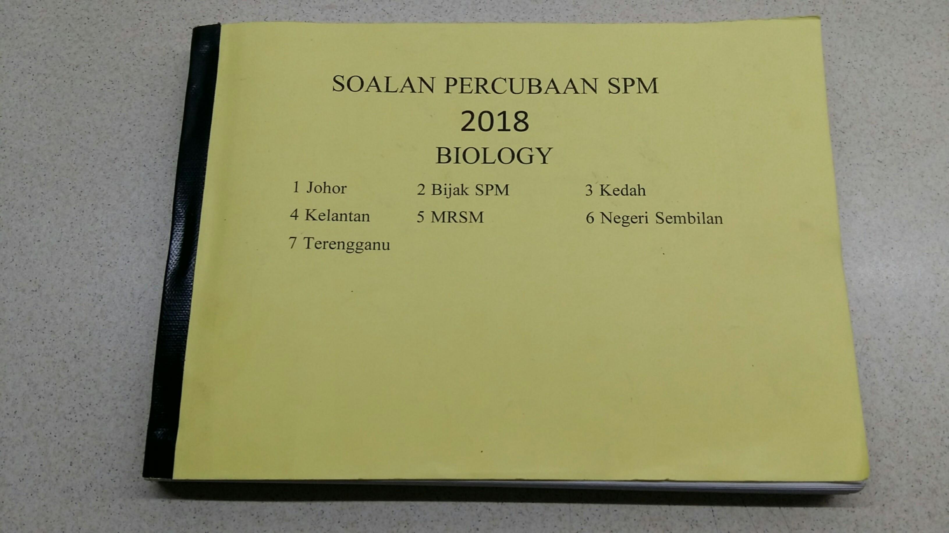 Spm Trial State Papers 2018 Hobbies Toys Books Magazines Textbooks On Carousell