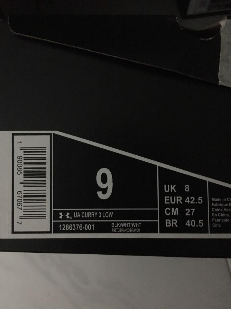 Steph curry 3.0 low cut Under armour basketball shoe