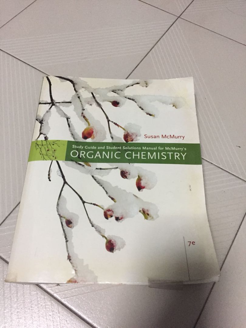 Study Guide and Student Solutions Manual for McMurry's Organic Chemistry,  Books & Stationery, Textbooks, Tertiary on Carousell