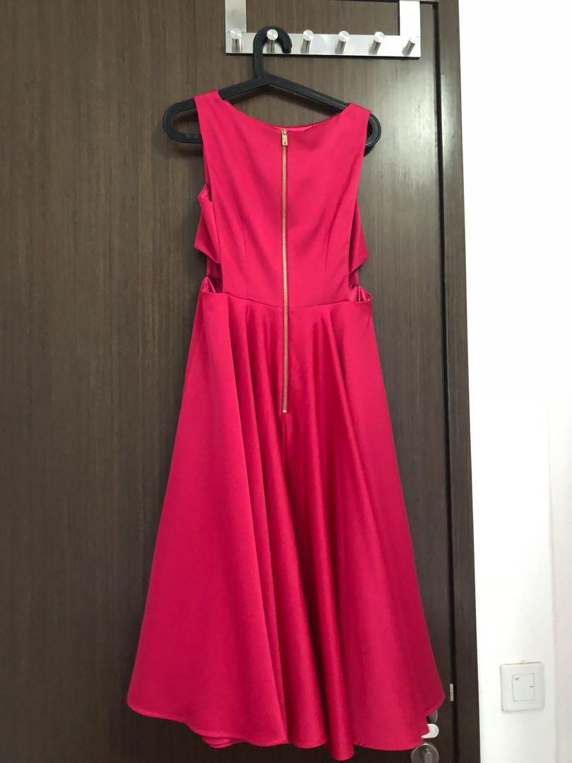 Ted baker fuschia dress cheap
