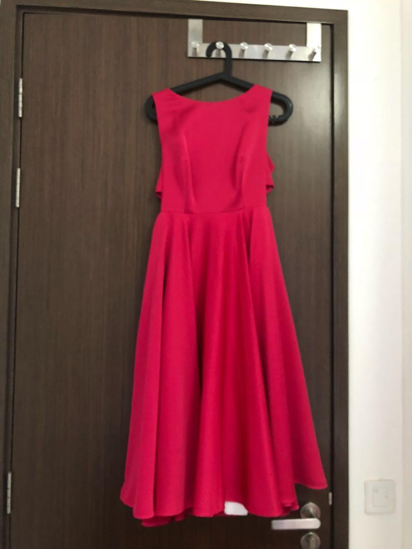 Ted baker new arrivals fuschia dress
