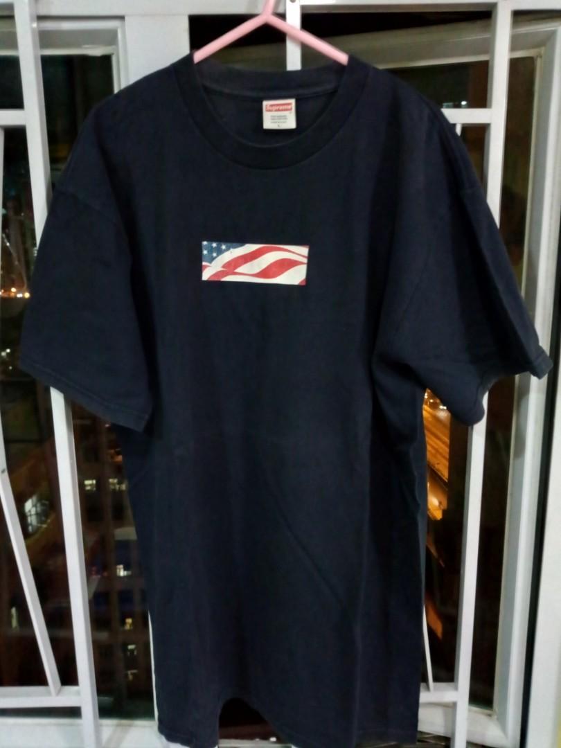 Supreme flag 2025 shirt
