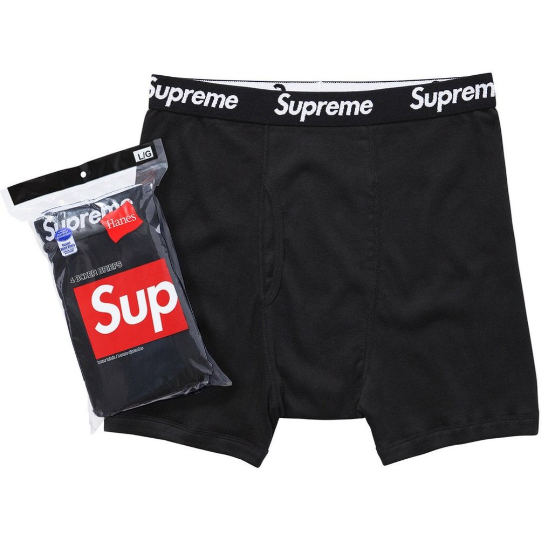 Supreme Underwear (S) x 1 Hanes boxer brief, Men's Fashion, Bottoms ...