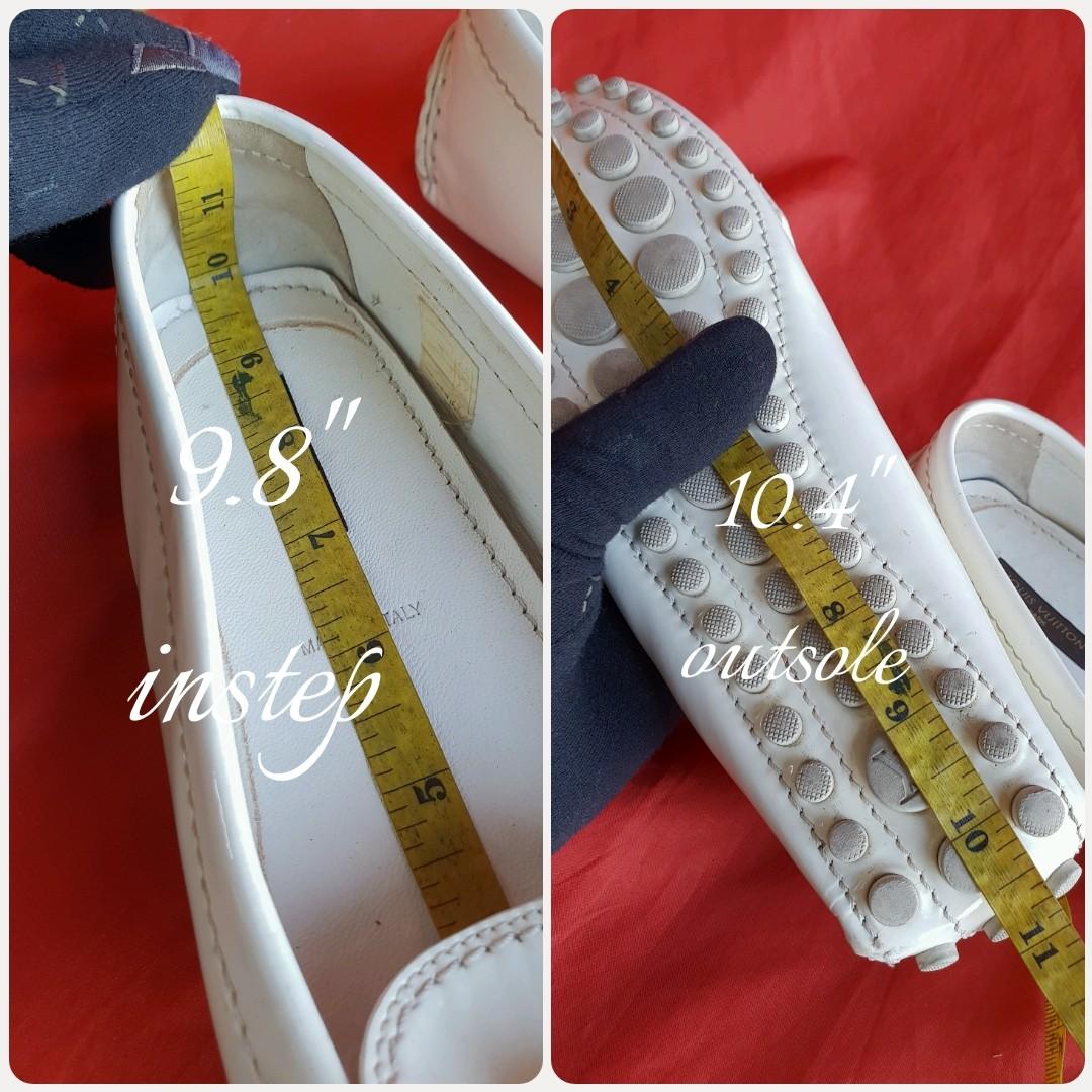✓Sz 37.5 7 Louis Vuitton White Patent Loafers Driving flats Shoes, Women's  Fashion, Footwear, Loafers on Carousell