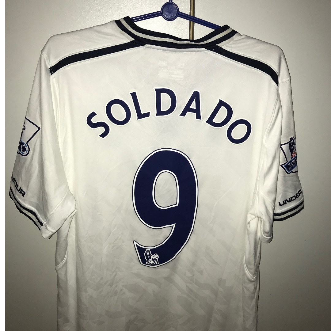 Tottenham Hotspur 2015 Football Shirt Soldado Sports Sports Games Equipment On Carousell