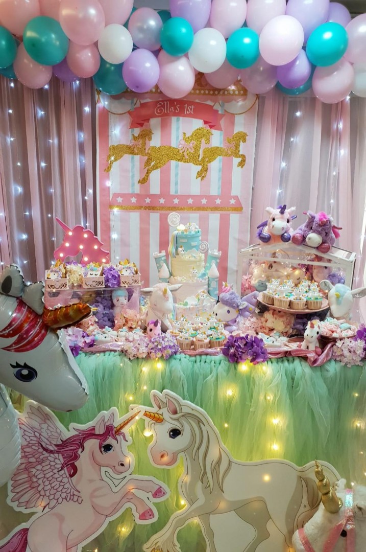 Unicorn Theme Baby Shower Bulletin Board Looking For On Carousell