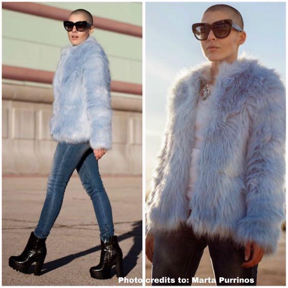X mas Special Pull Bear Faux Fur Jacket Women s Fashion Coats Jackets and Outerwear on Carousell