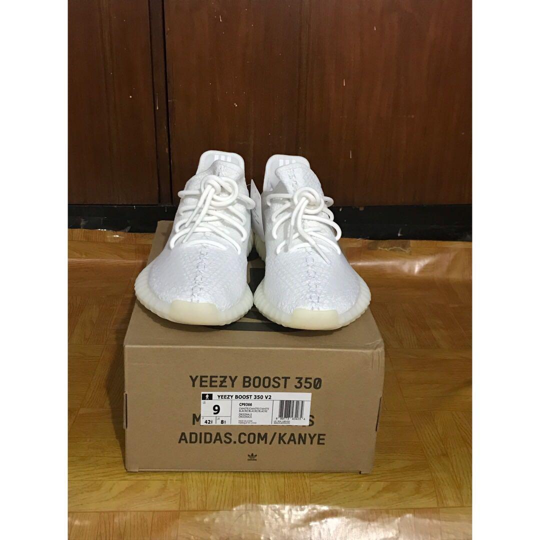 yeezy triple white size 8