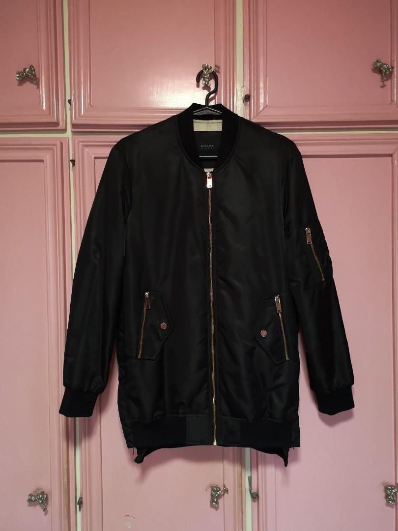 REPRICED! Zara Oversized Bomber Jacket, Women's Fashion, Coats, Jackets