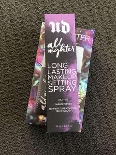 BINB Urban Decay All Nighter setting spray 118ml full size