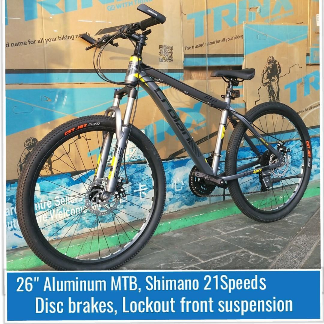 shimano aluminum mountain bike