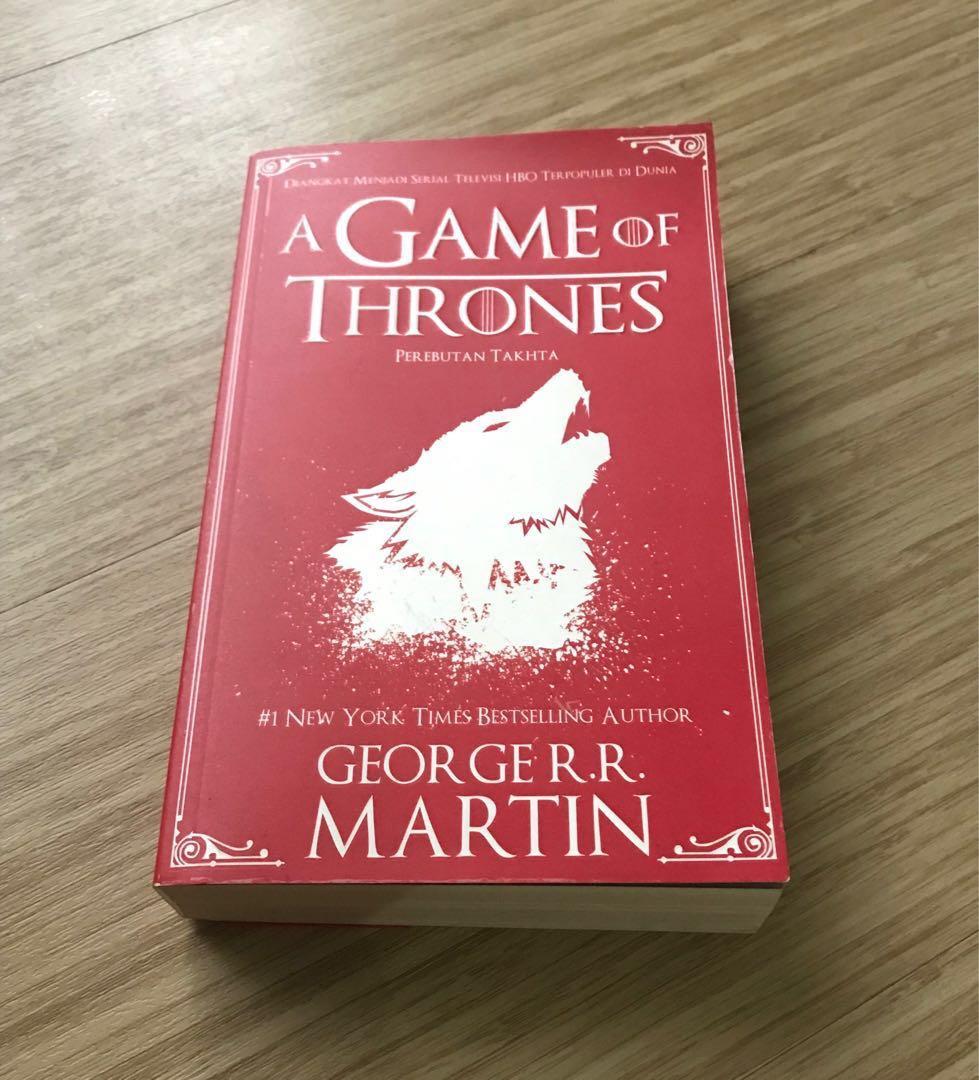A Game Of Thrones Book 1 George R R Martin Buku Alat Tulis Buku Di Carousell
