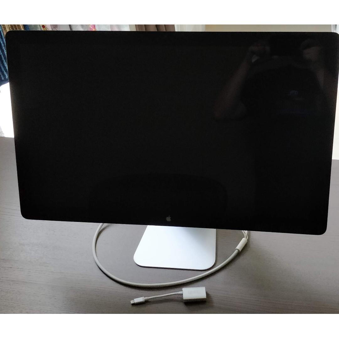 Apple 27 Led Cinema Display With Mini Displayport To Usb C Adapter Electronics Computer Parts Accessories On Carousell