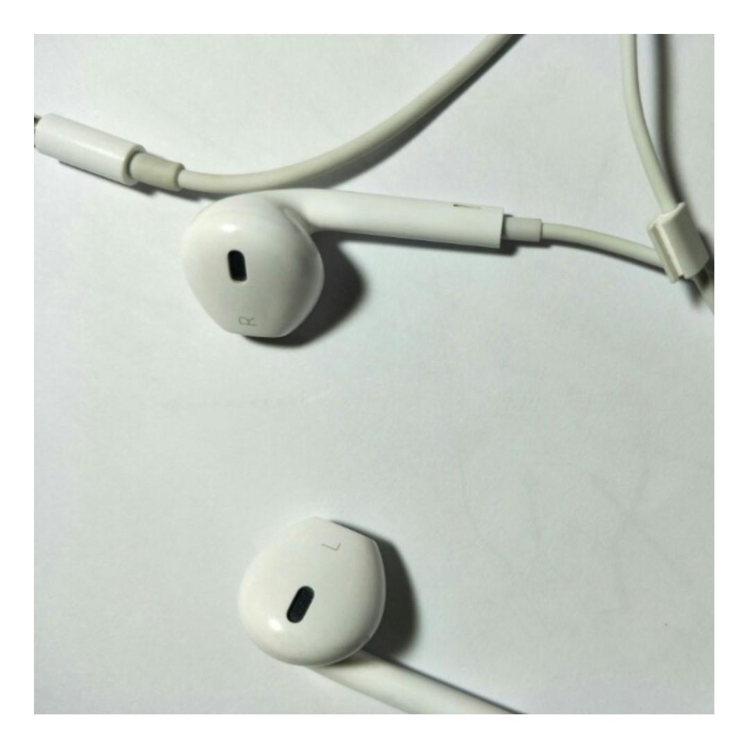 Apple Apple Earpods 帶線控麥克風耳機iphone 原廠耳機蘋果 家電電器 耳機音響在旋轉拍賣