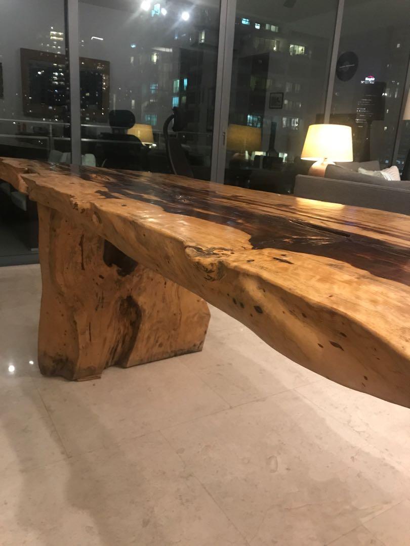 Beautiful Large Balinese Dining Table, Furniture, Tables & Chairs on