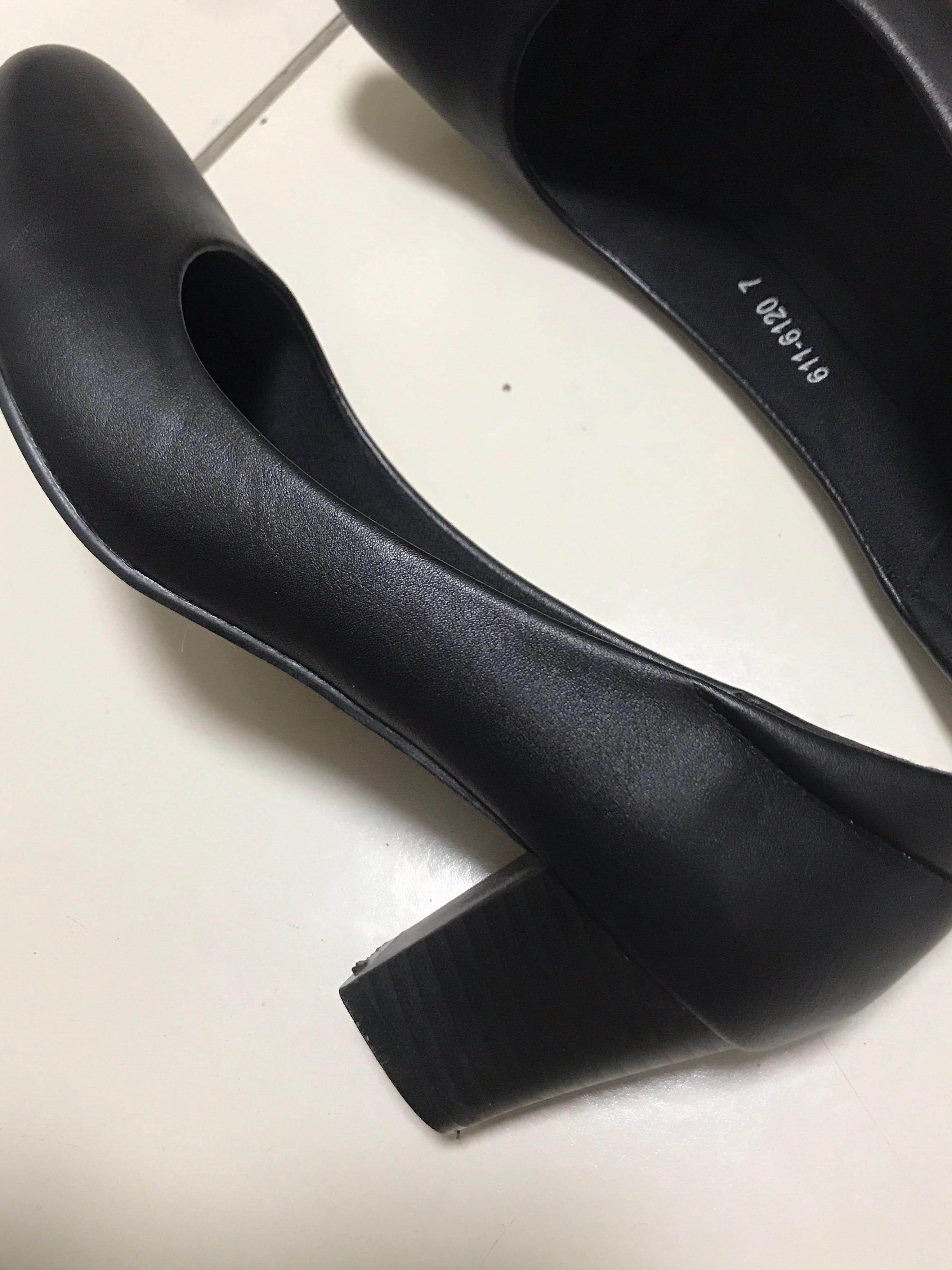 Black Court Shoes (BATA) , Women's Fashion, Footwear, Sandals on Carousell