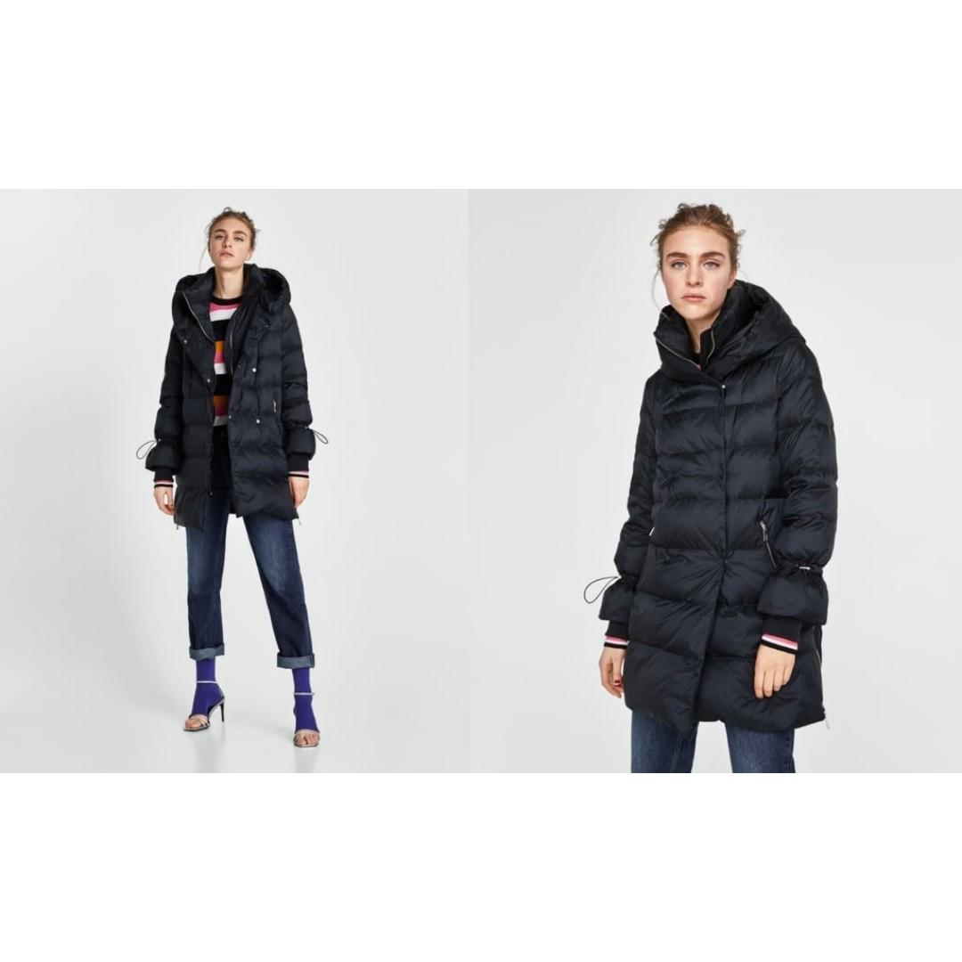 BNWT Zara Longline Puffer Jacket, Women 
