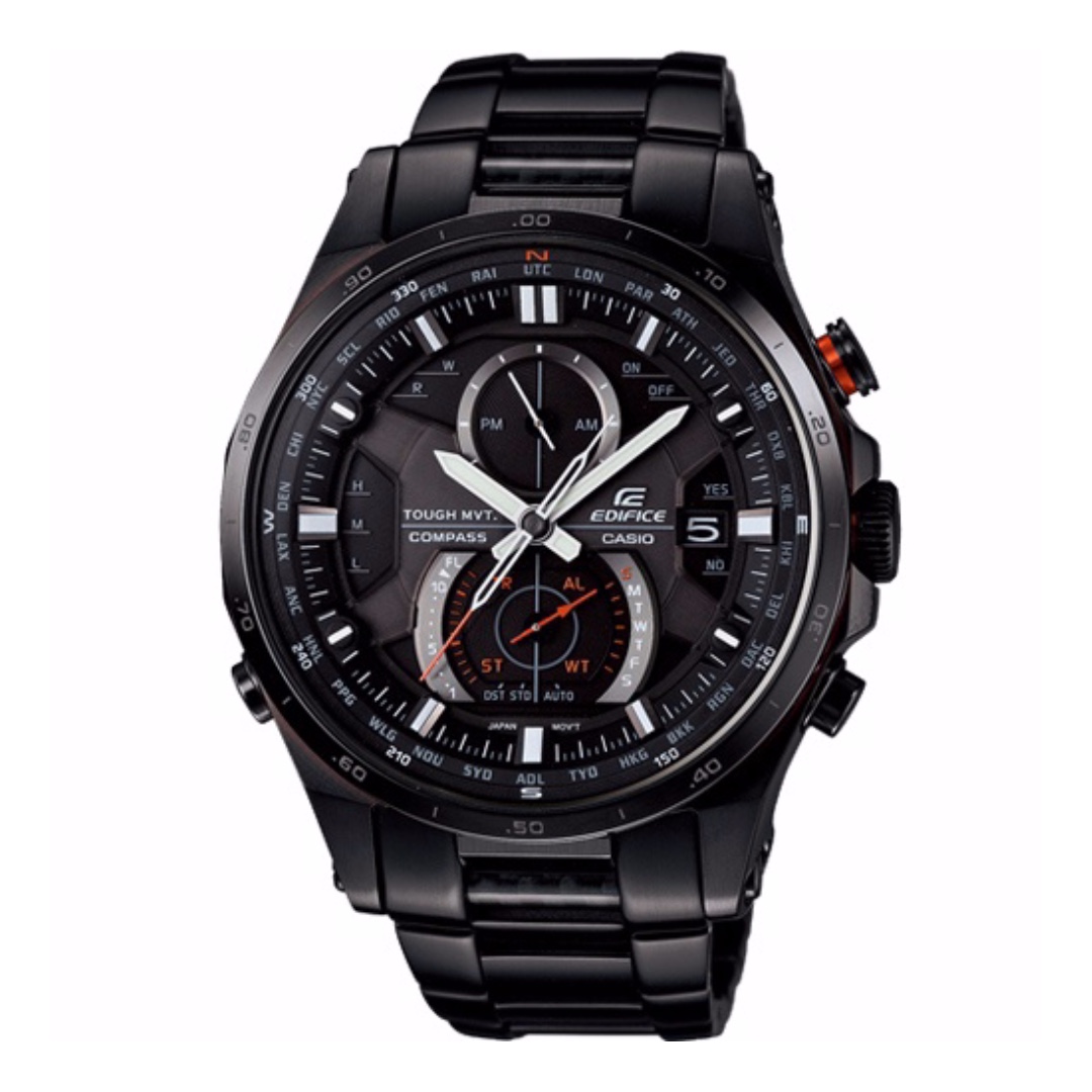CASIO EDIFICE Chronograph EQW-A1200DC WR 100M 防水 Radio-controlled 電波受信 ...