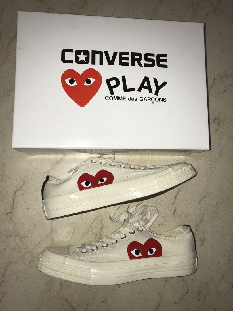 cdg converse low on feet