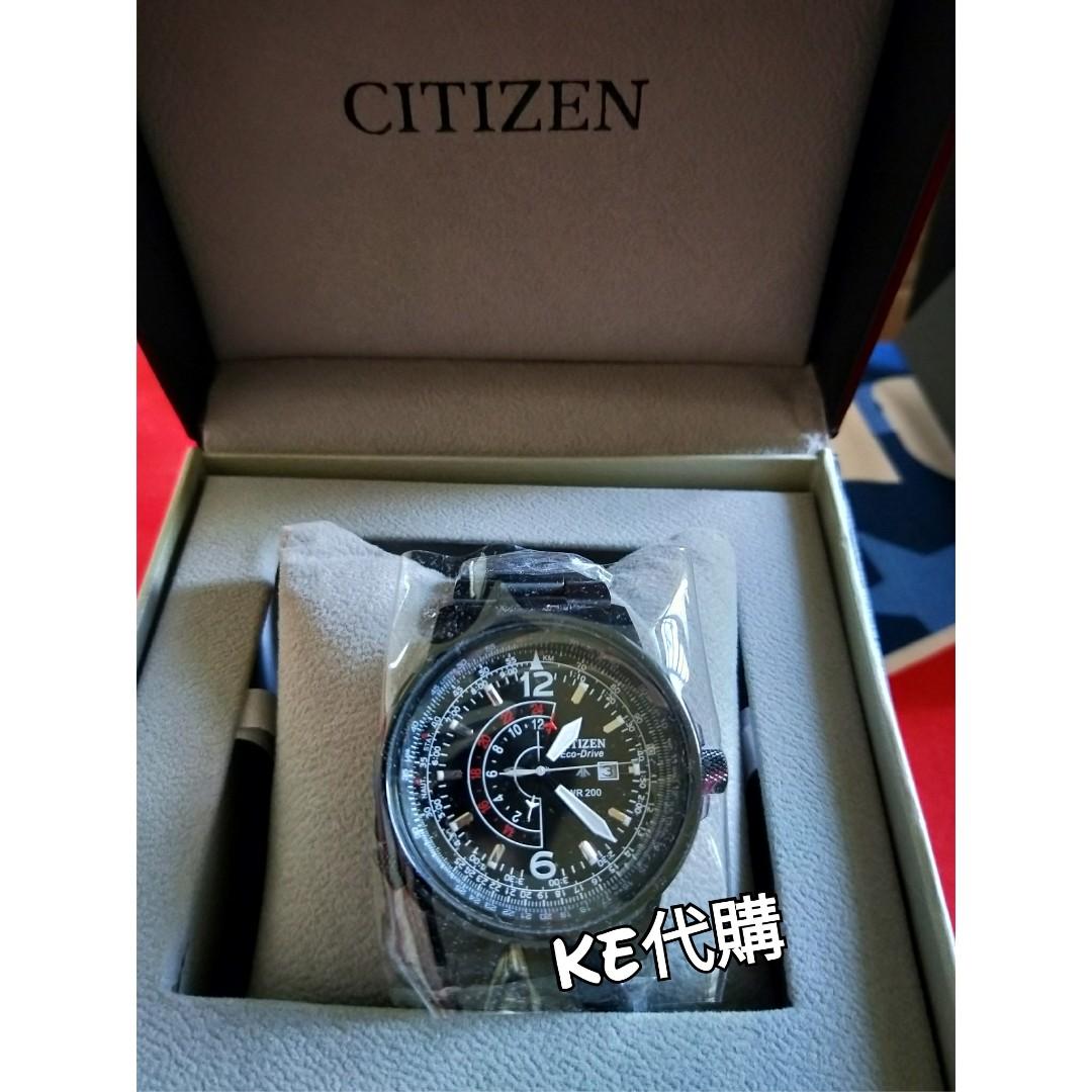 Citizen 星辰航空標尺飛行男錶日本機芯原廠盒裝 名牌精品 精品手錶在旋轉拍賣