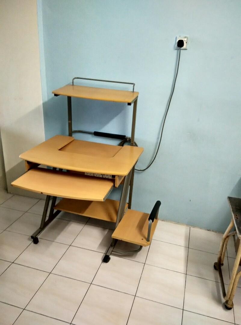 Computer Desk With Printer Shelf Home Furniture Furniture On