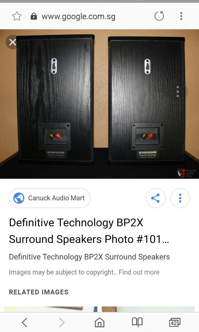 Definitive technology BP2x surround spk