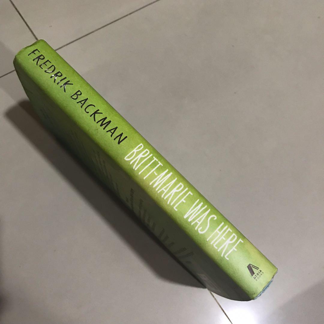 English Britt Marie Was Here By Fredrik Backman Books