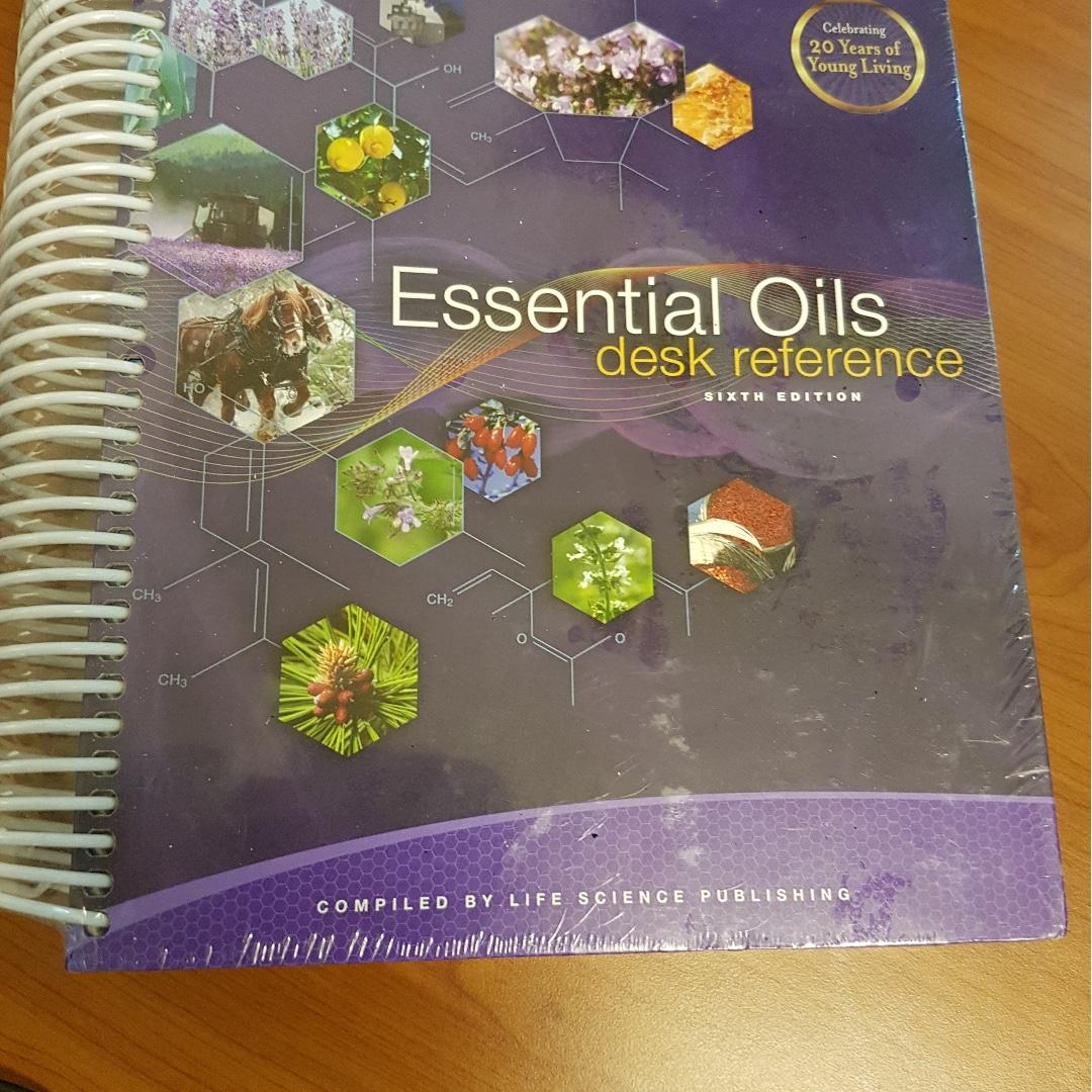 Essential Oils Desk Reference Hardcover Books Stationery Non